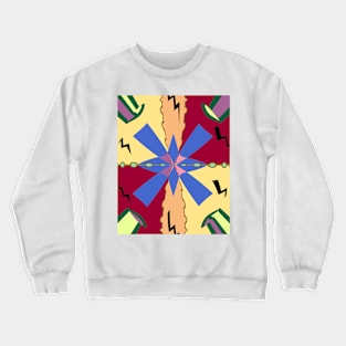 Party Ribbons Abstract Crewneck Sweatshirt